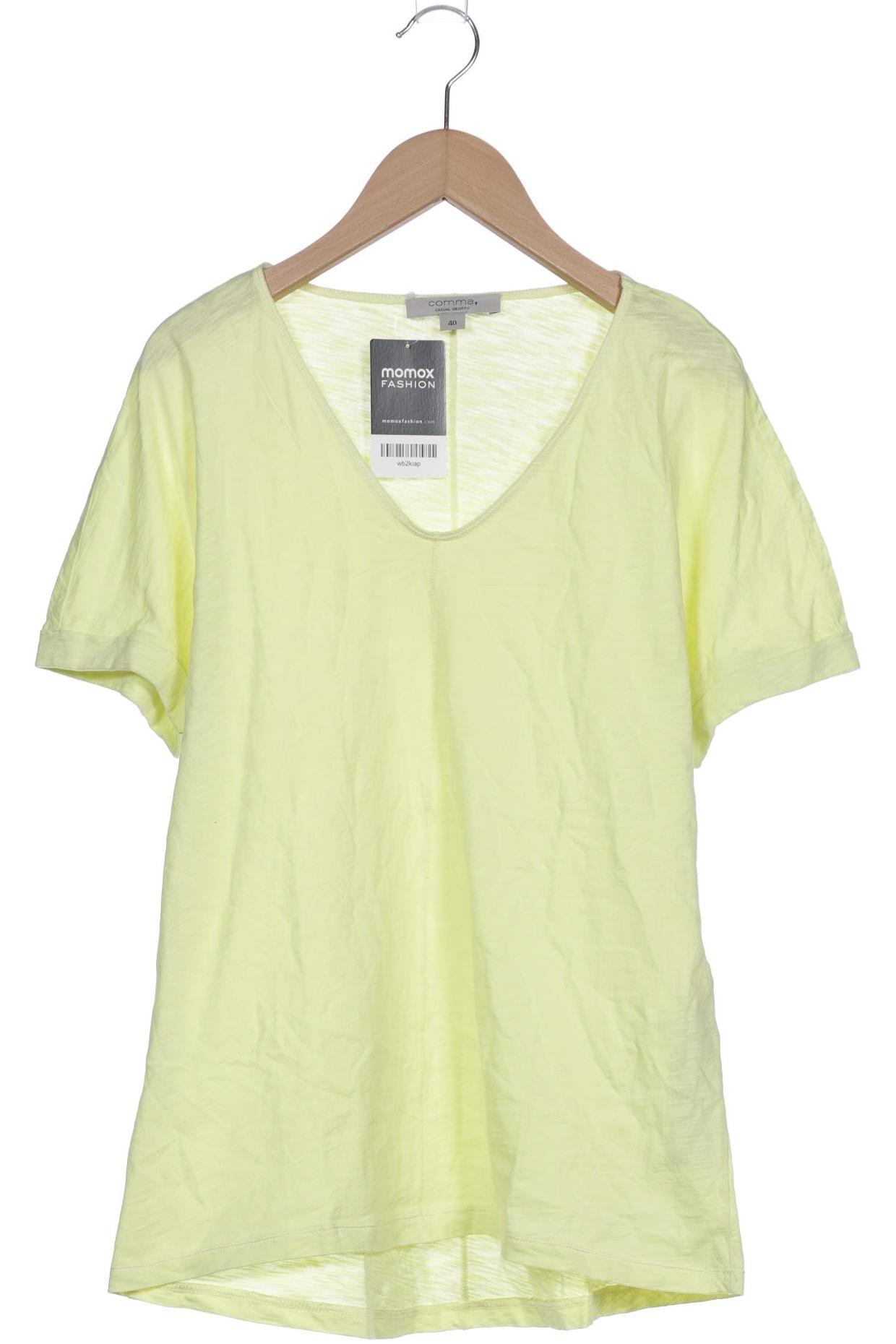 

Comma Damen T-Shirt, gelb, Gr. 40