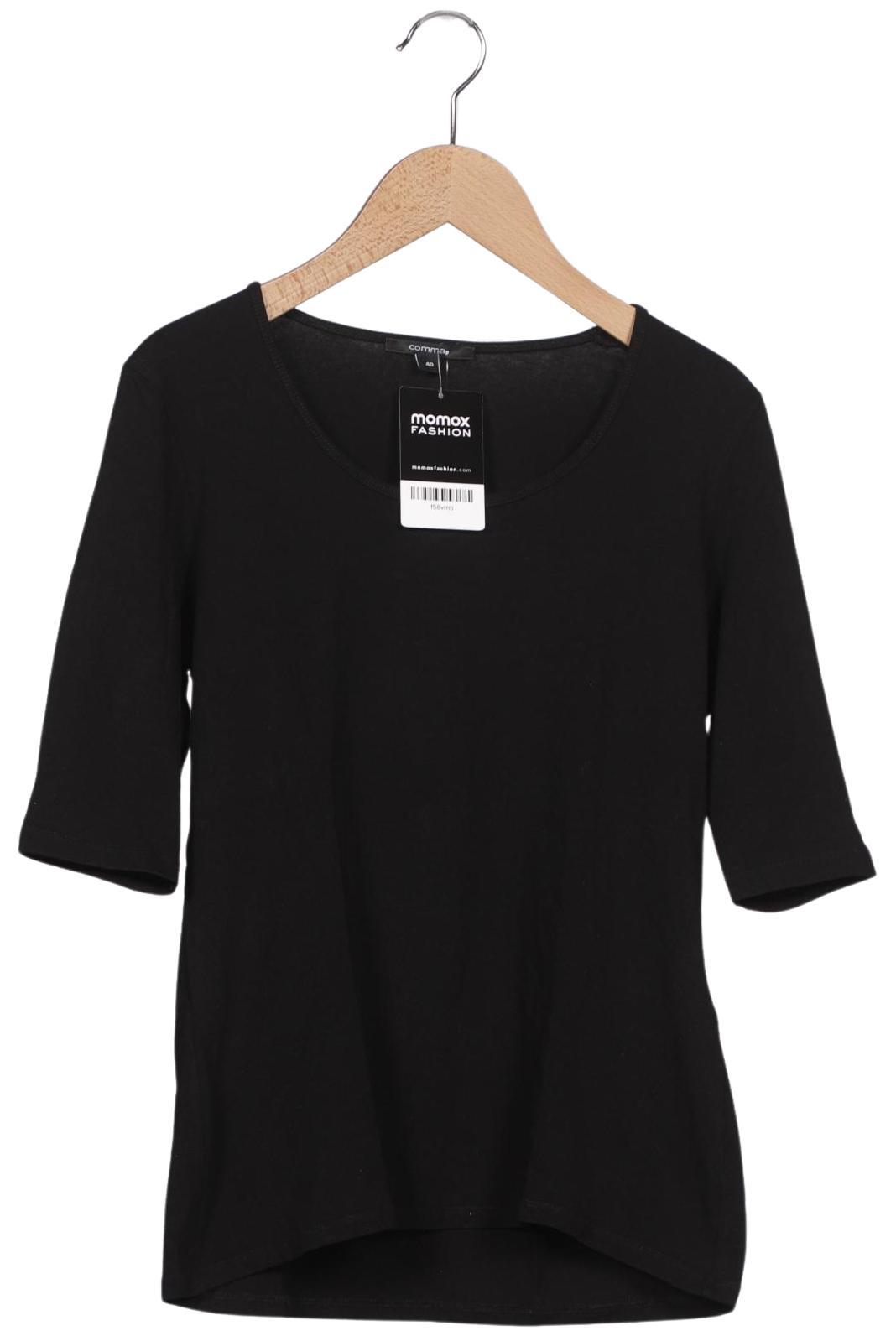 

Comma Damen T-Shirt, schwarz, Gr. 40