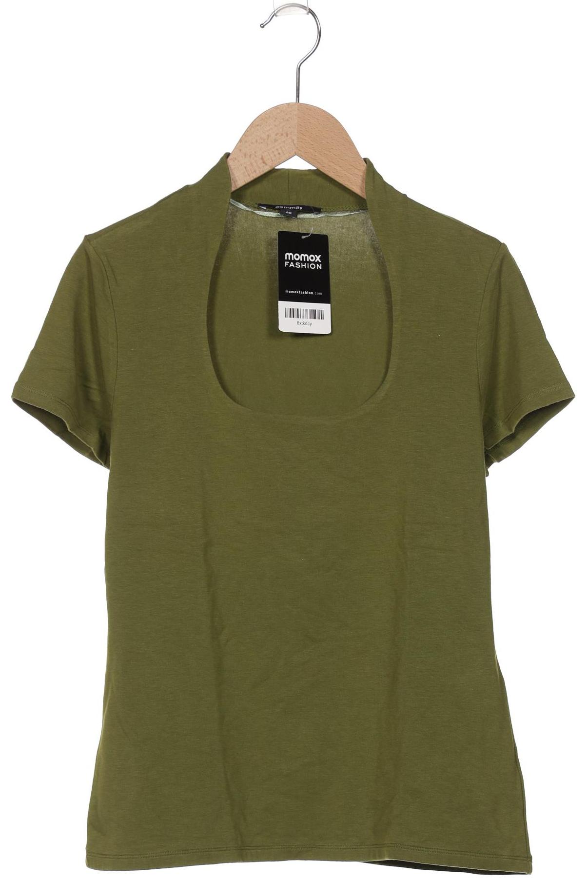 

Comma Damen T-Shirt, grün, Gr. 40