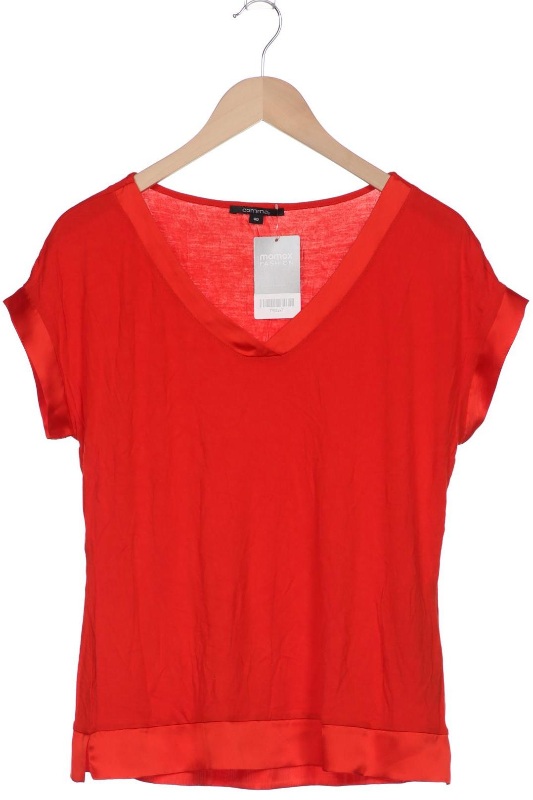 

Comma Damen T-Shirt, rot