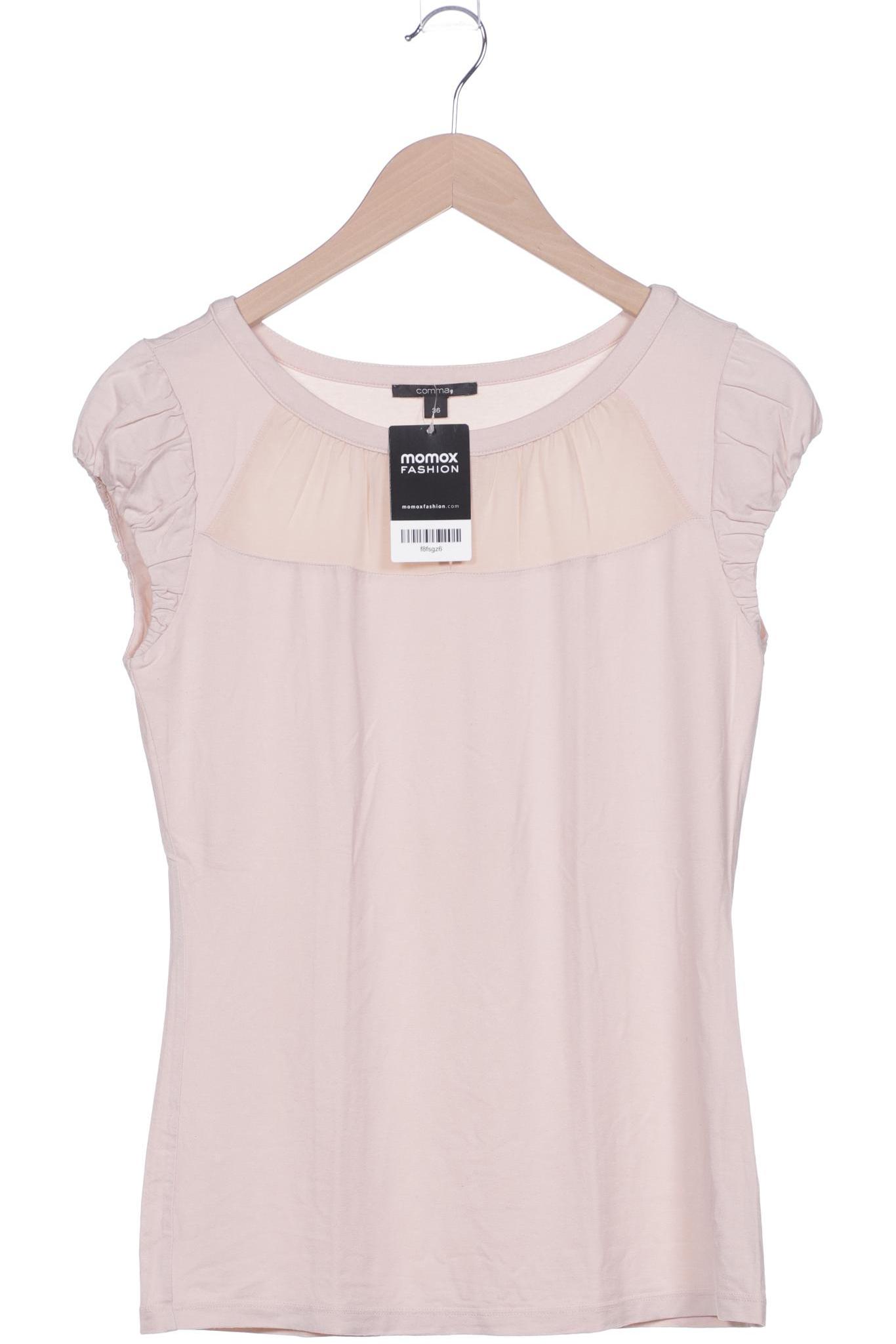 

Comma Damen T-Shirt, beige, Gr. 36