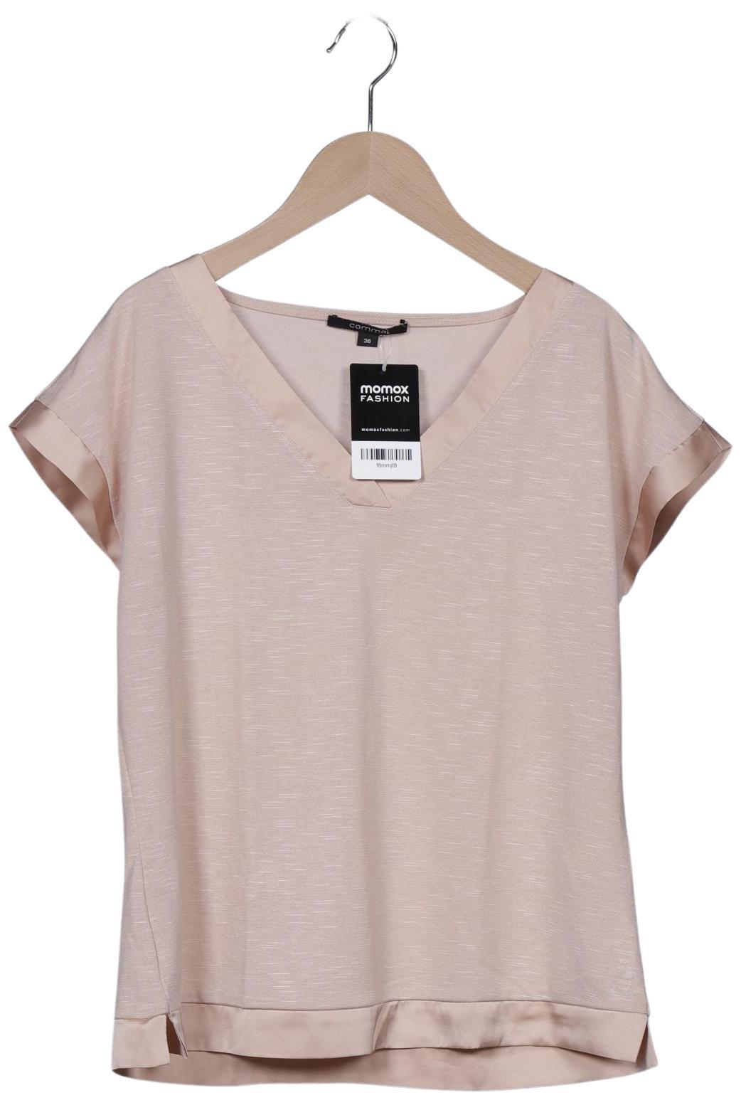 

Comma Damen T-Shirt, beige, Gr. 36