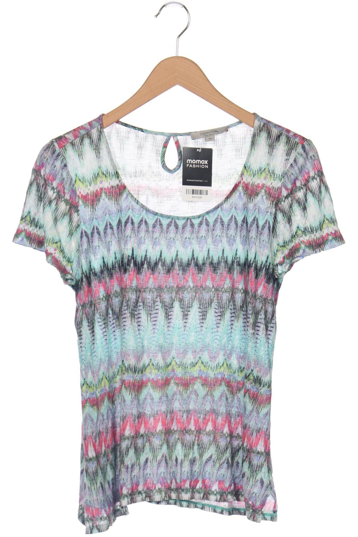 

Comma Damen T-Shirt, mehrfarbig