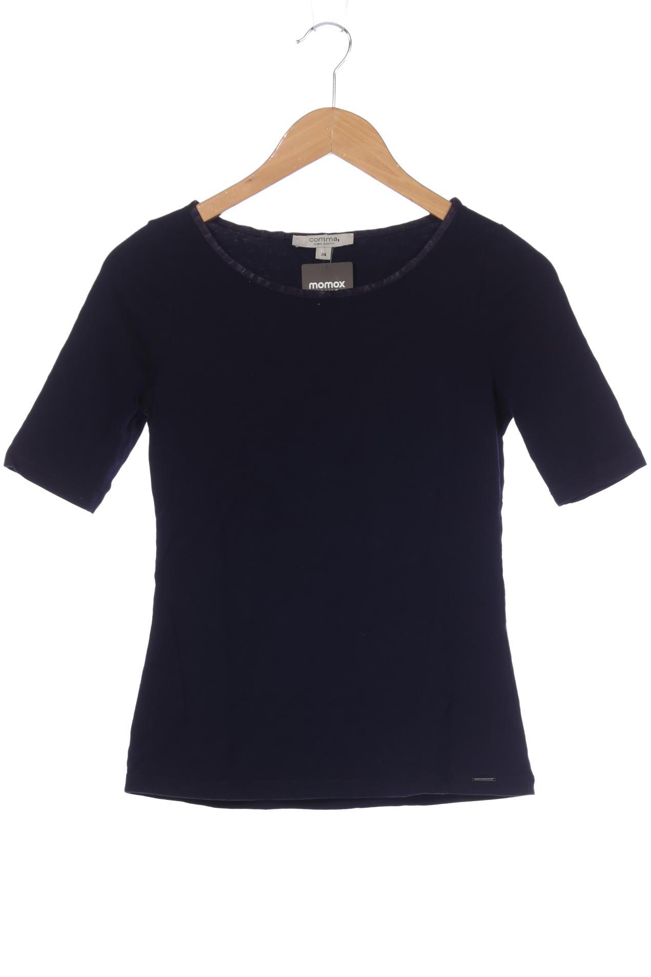 

Comma Damen T-Shirt, blau, Gr. 34
