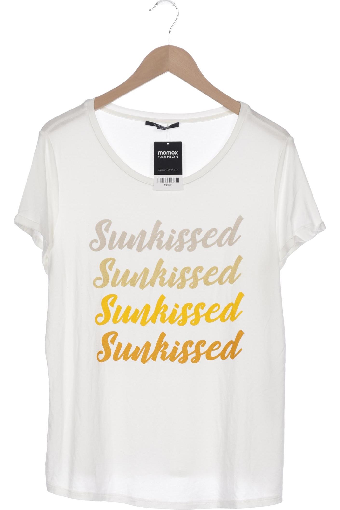 

Comma Damen T-Shirt, weiß, Gr. 42