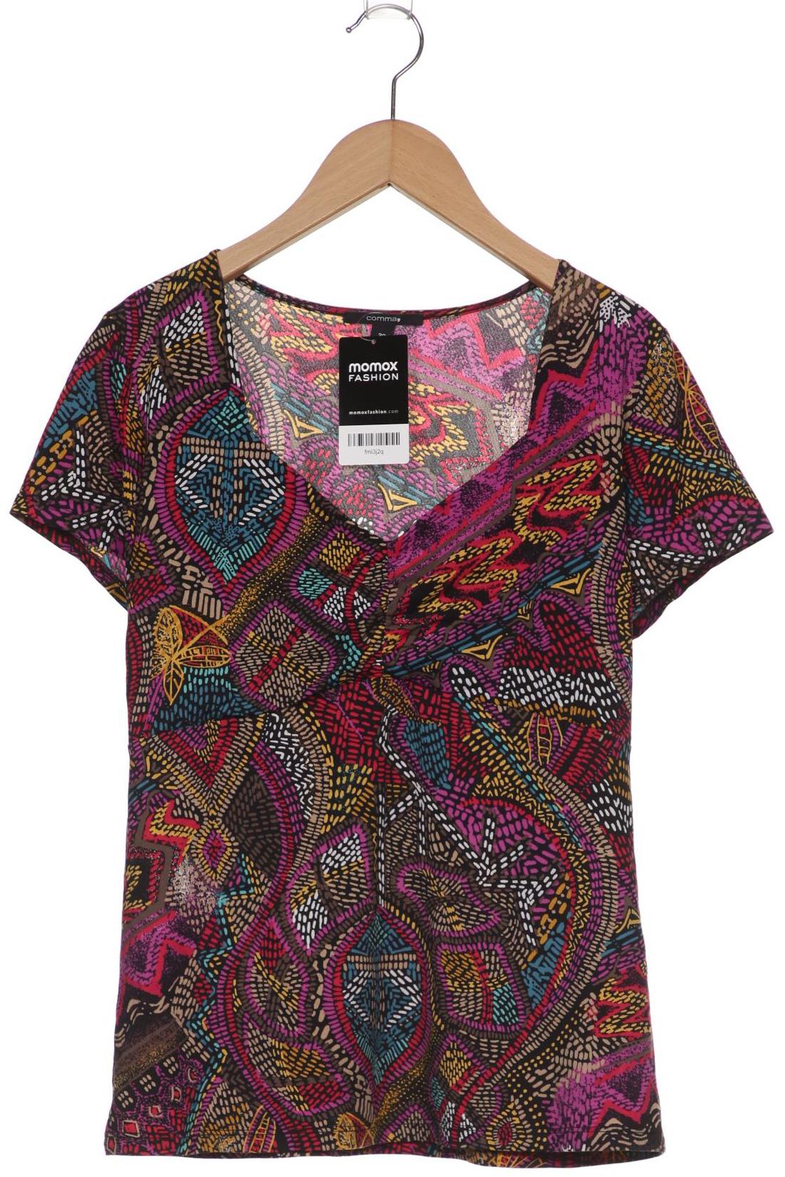

Comma Damen T-Shirt, mehrfarbig