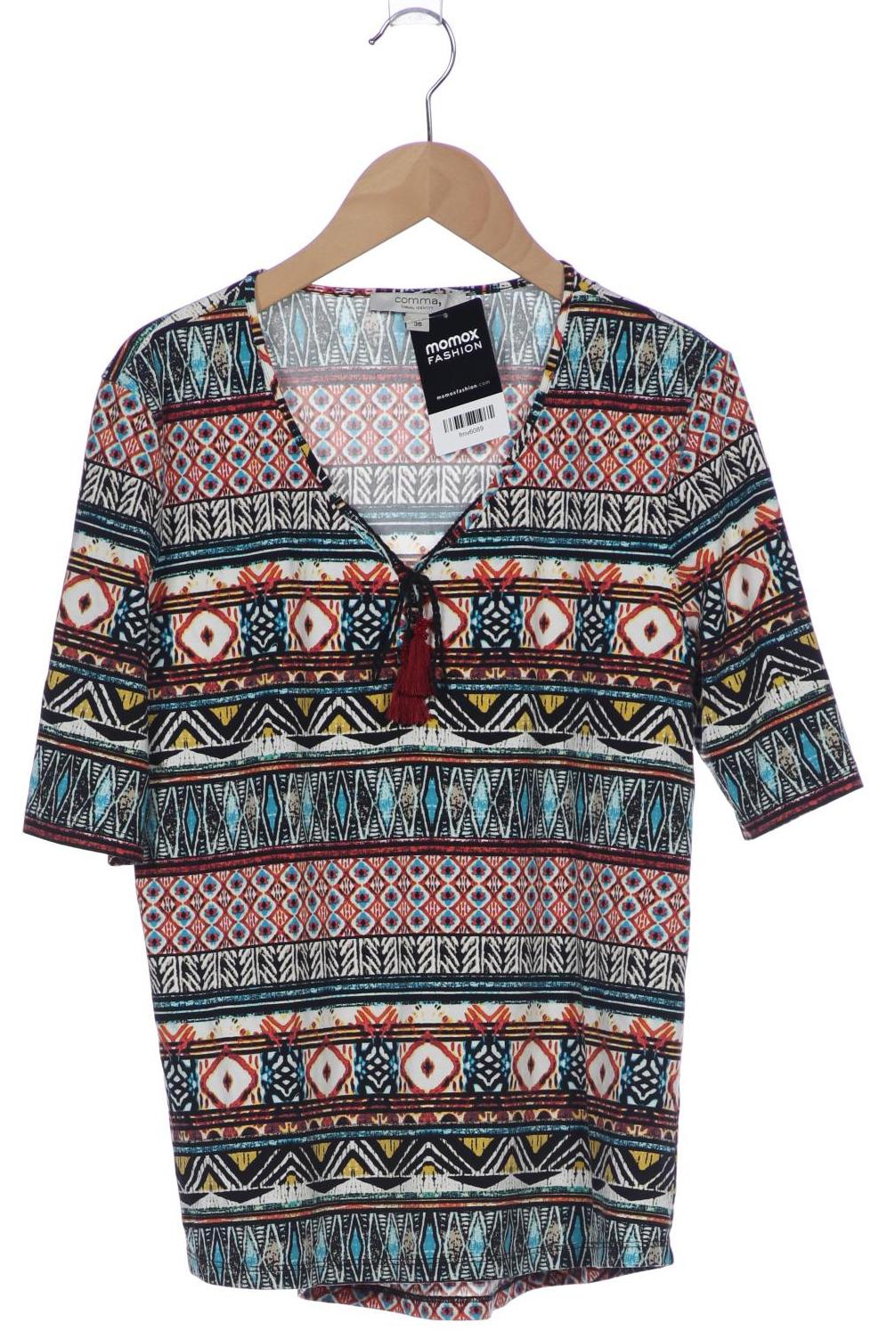 

Comma Damen T-Shirt, mehrfarbig, Gr. 36