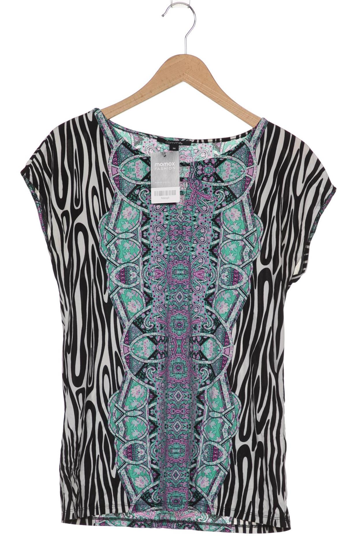 

Comma Damen T-Shirt, mehrfarbig