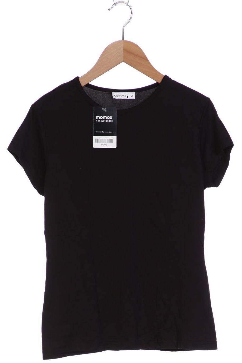 

Comma Damen T-Shirt, schwarz