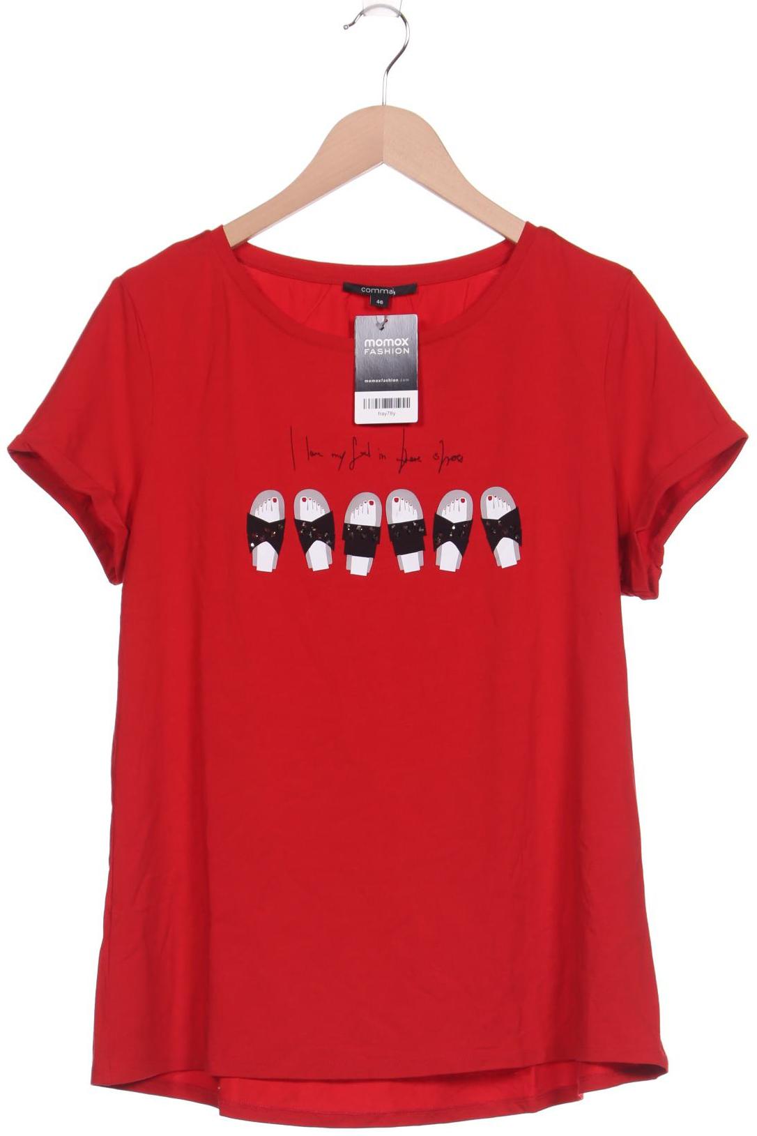 

Comma Damen T-Shirt, rot