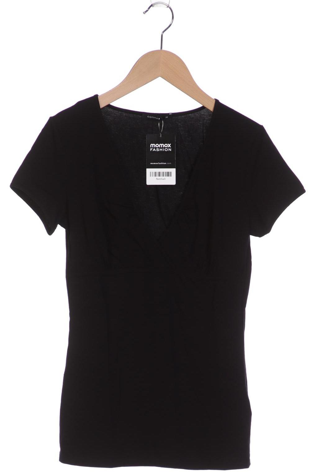 

Comma Damen T-Shirt, schwarz
