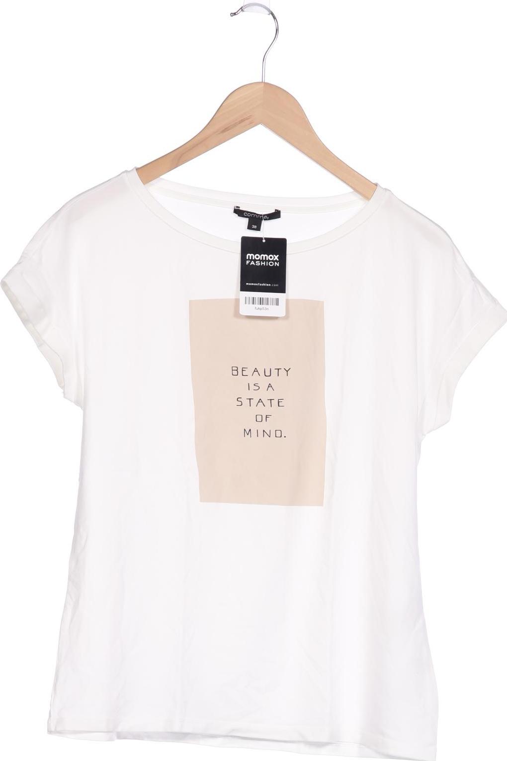 

Comma Damen T-Shirt, weiß