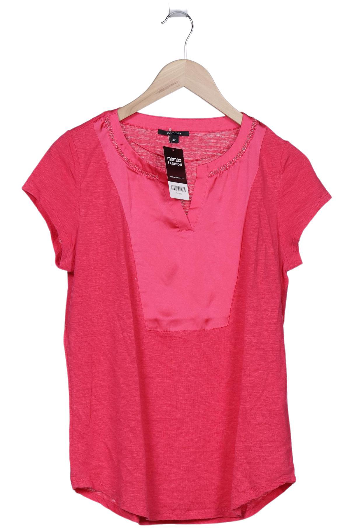 

Comma Damen T-Shirt, rot, Gr. 42