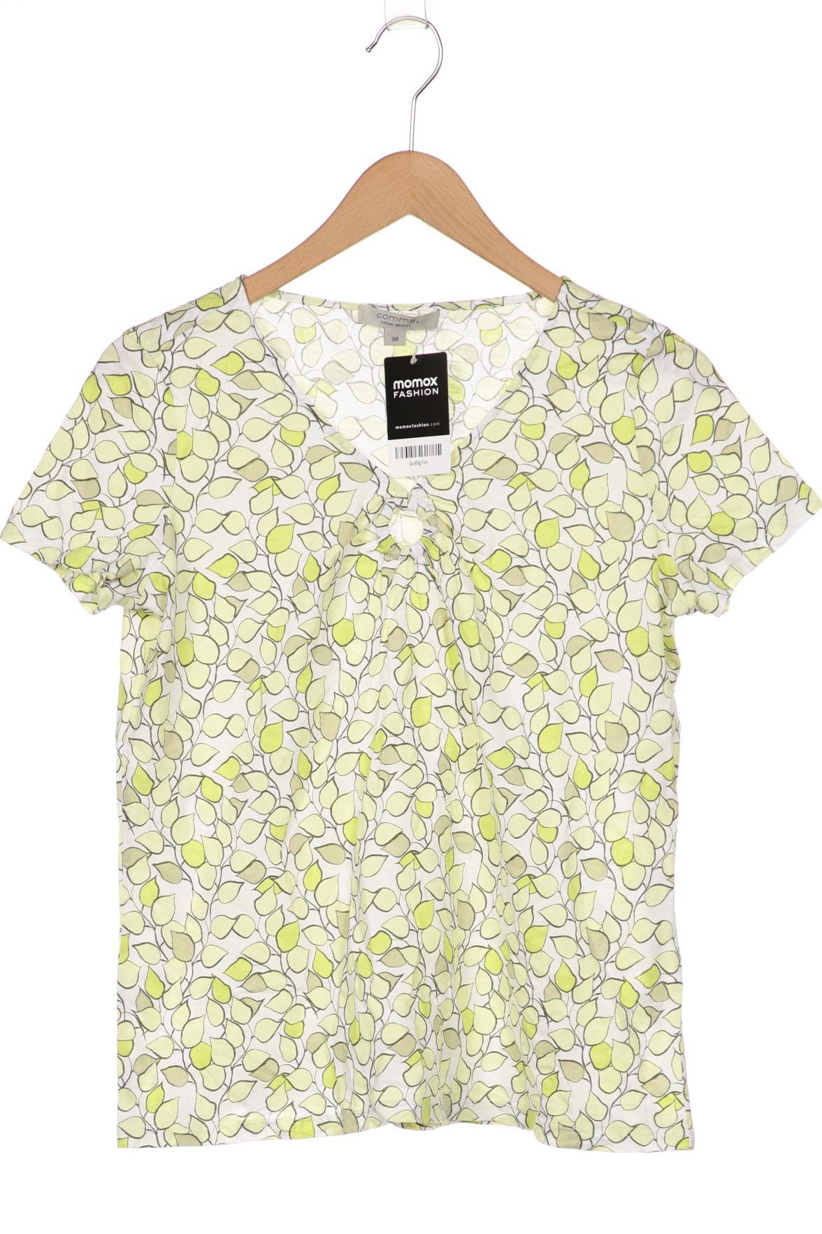 

Comma Damen T-Shirt, hellgrün, Gr. 38
