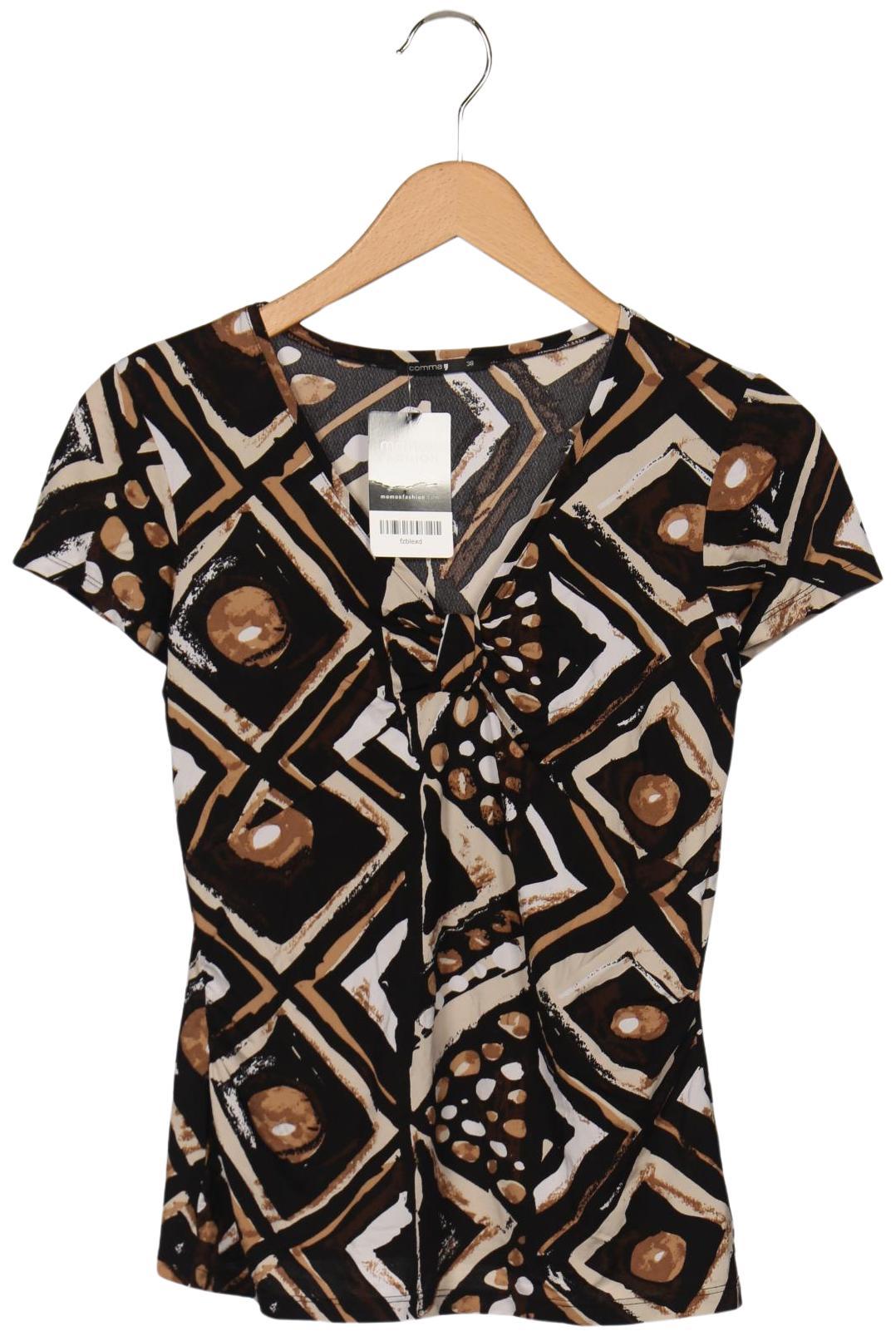 

Comma Damen T-Shirt, schwarz, Gr. 38