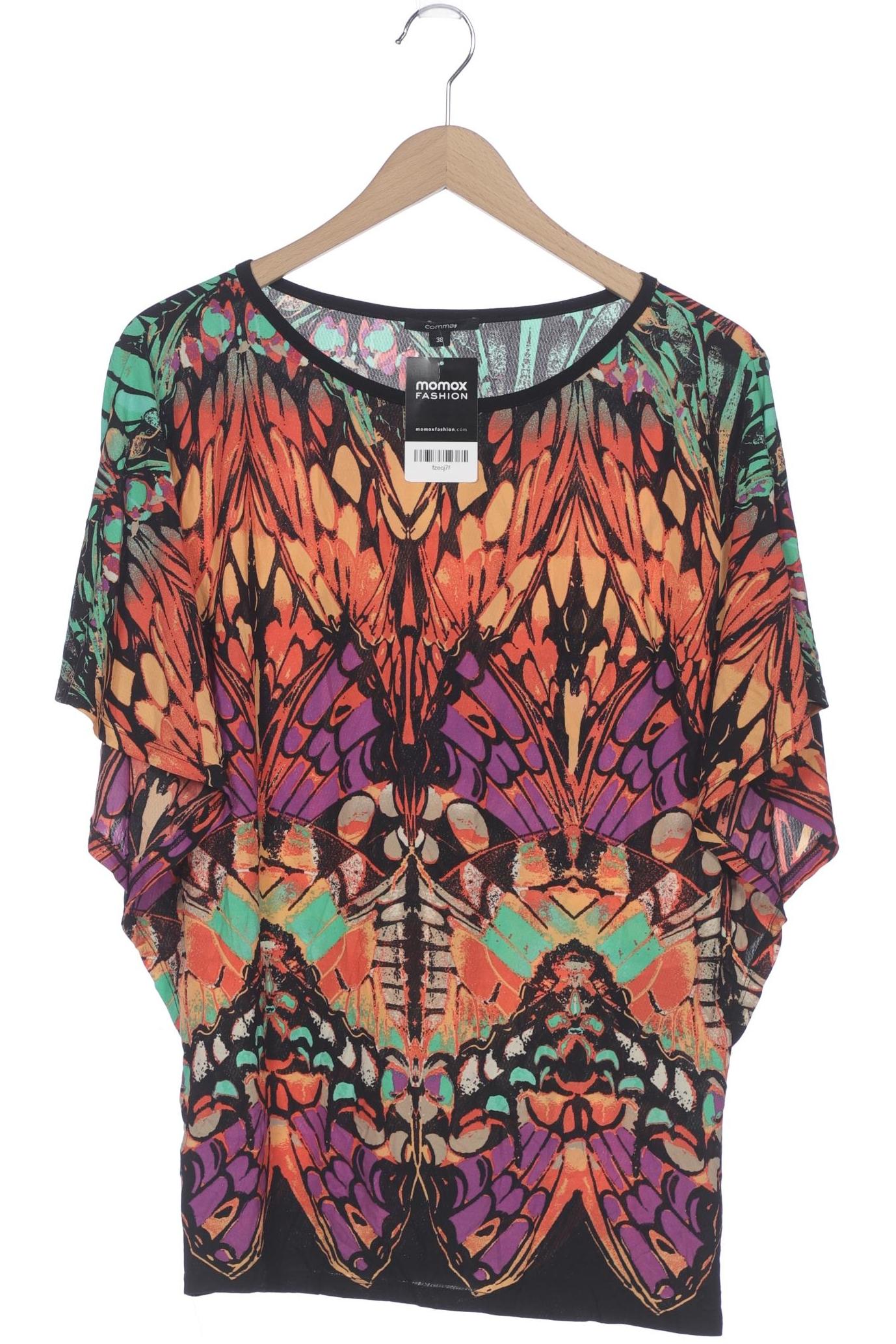 

Comma Damen T-Shirt, mehrfarbig, Gr. 38
