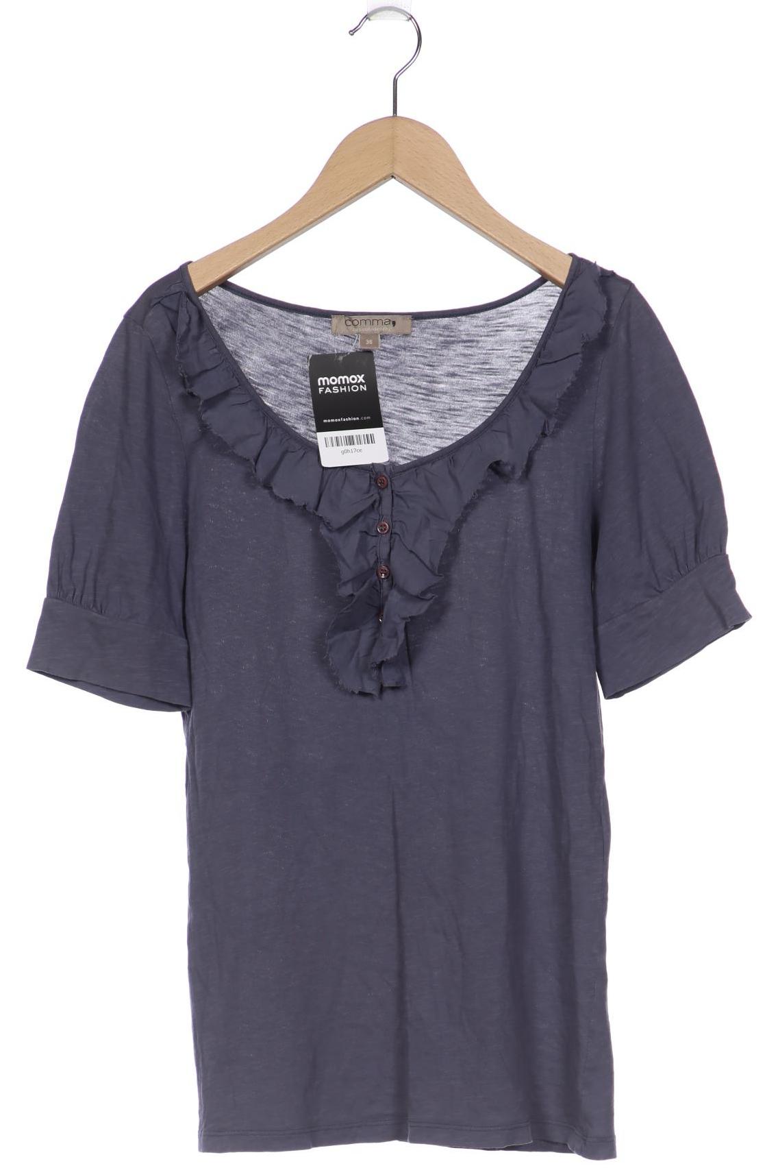 

Comma Damen T-Shirt, marineblau