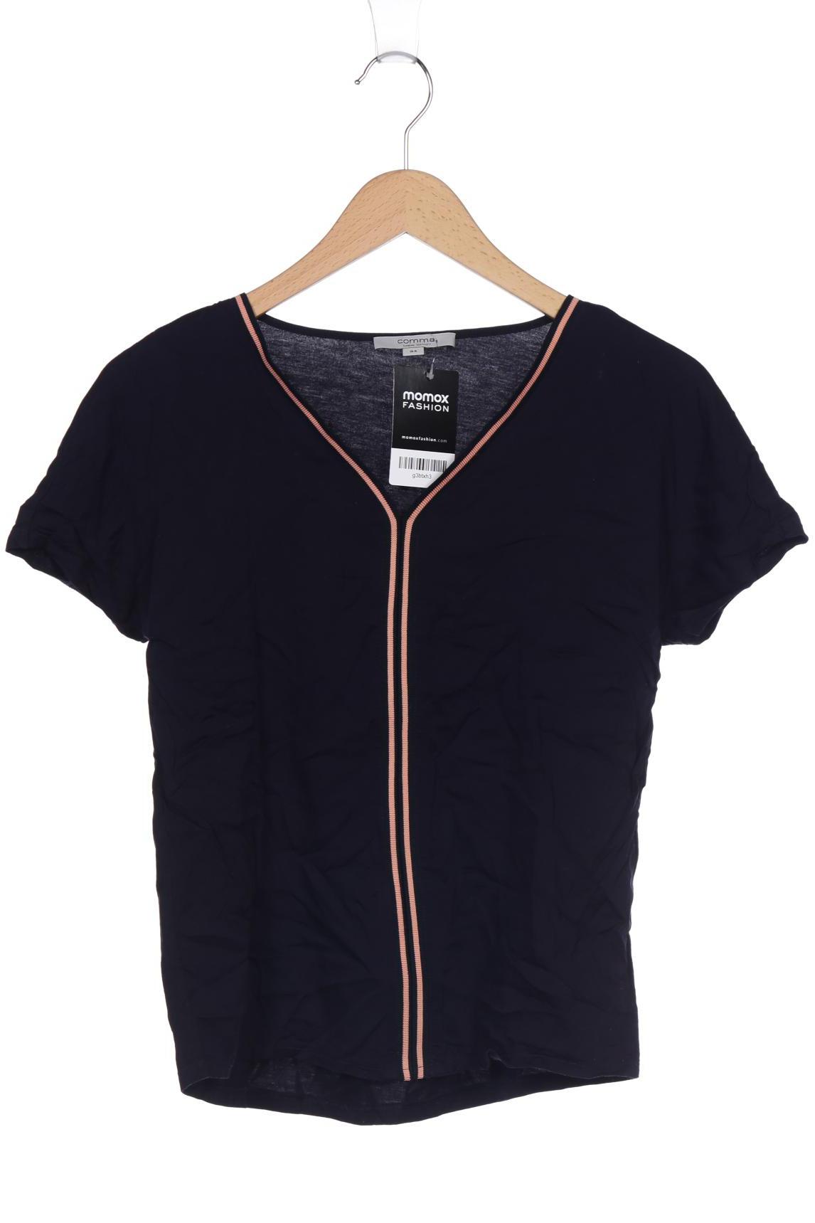 

Comma Damen T-Shirt, marineblau