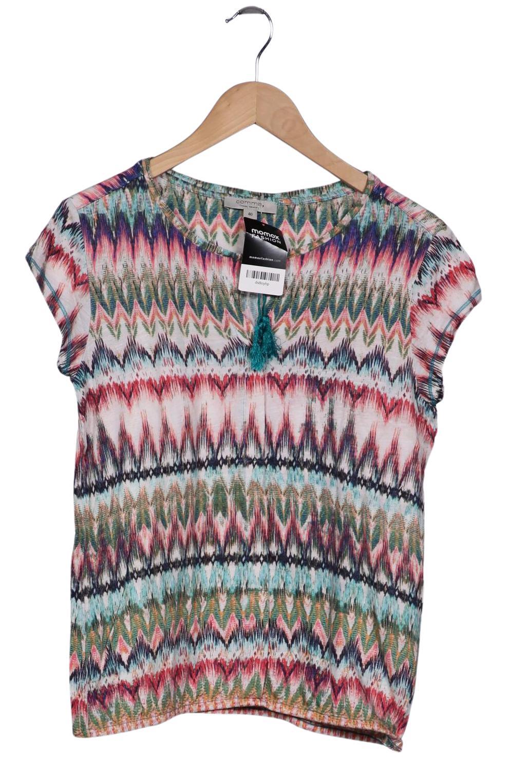 

Comma Damen T-Shirt, mehrfarbig, Gr. 40