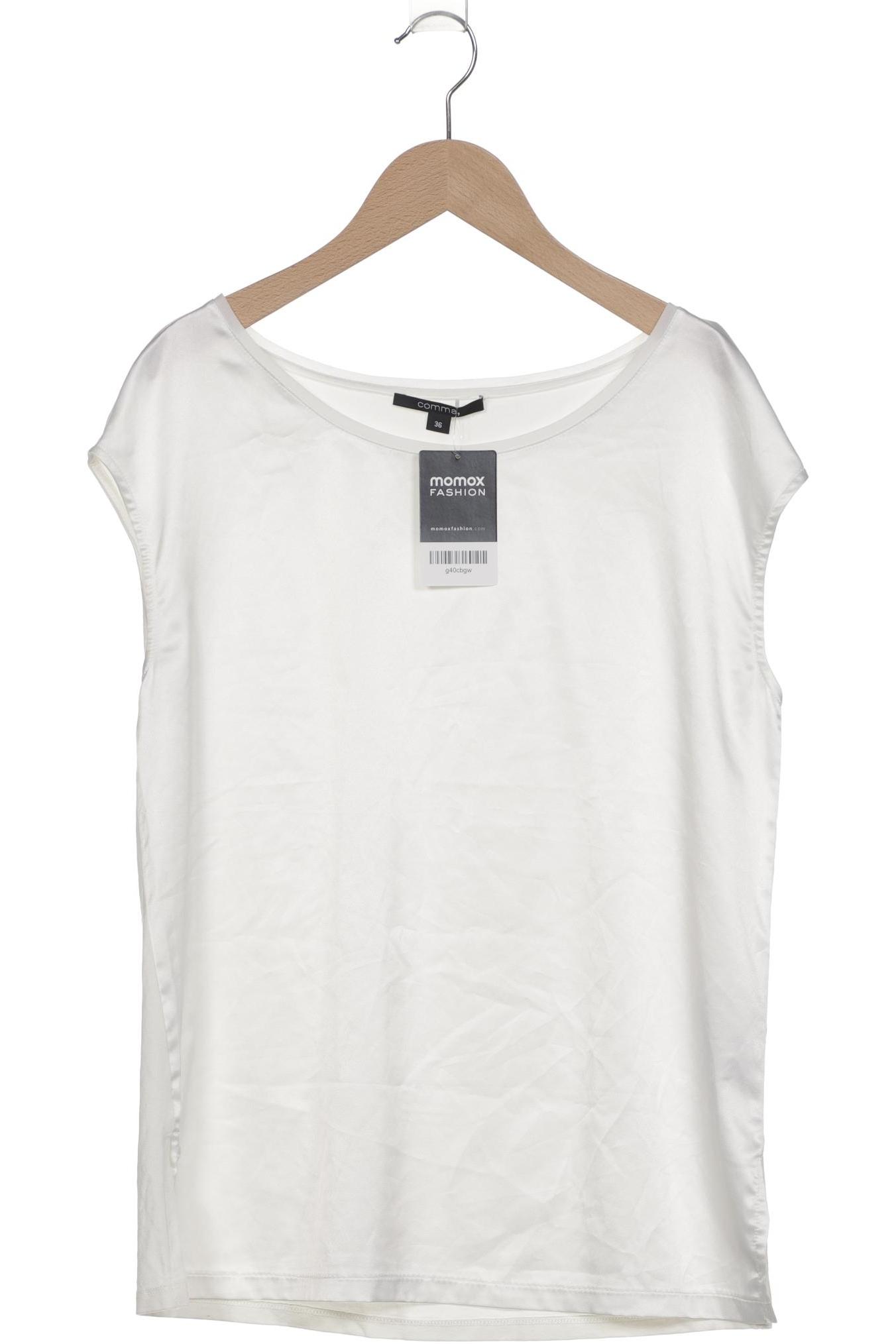 

Comma Damen T-Shirt, weiß, Gr. 36