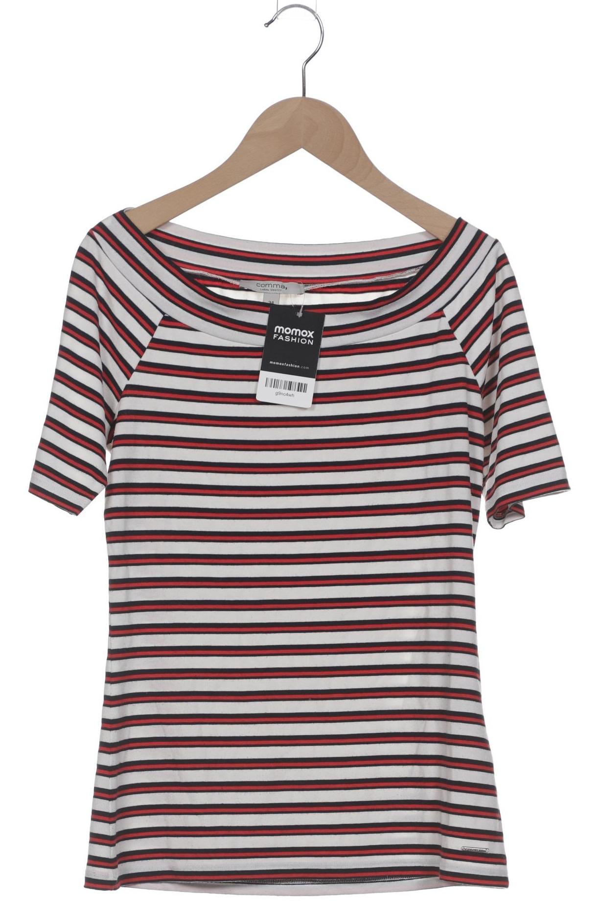 

Comma Damen T-Shirt, mehrfarbig, Gr. 34