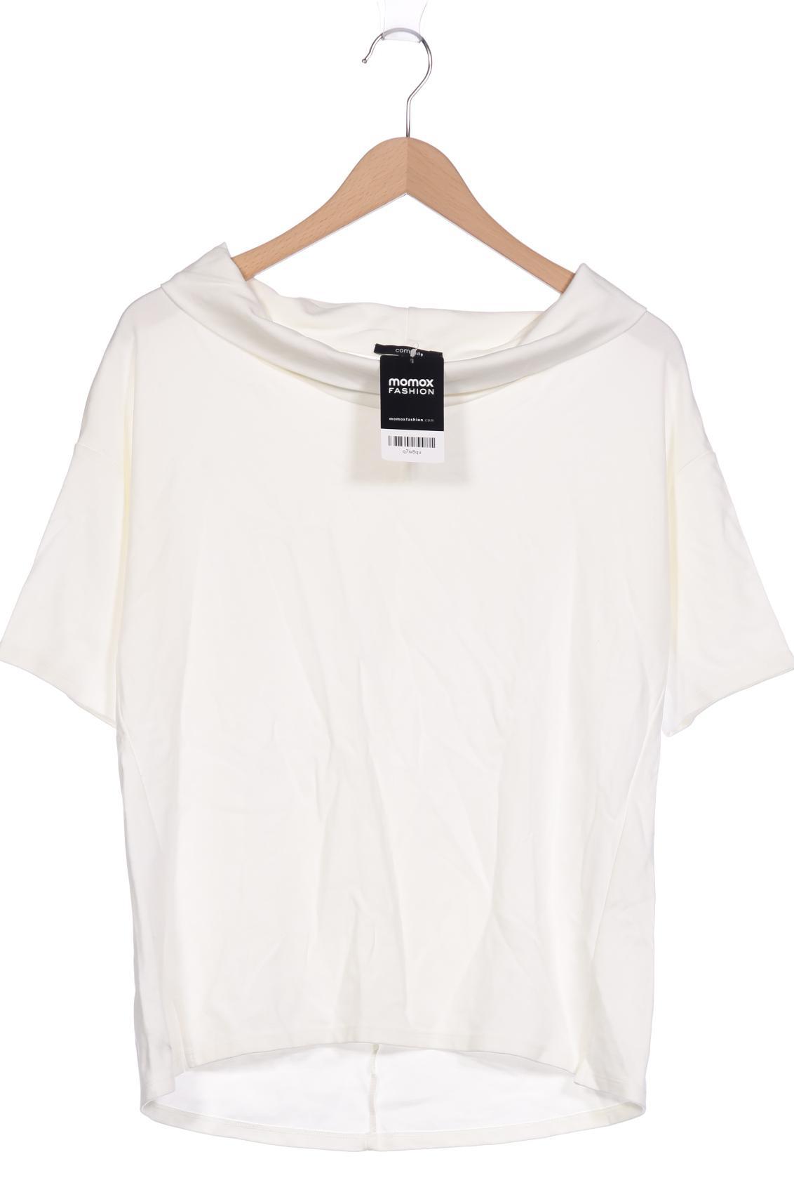 

Comma Damen T-Shirt, weiß, Gr. 38
