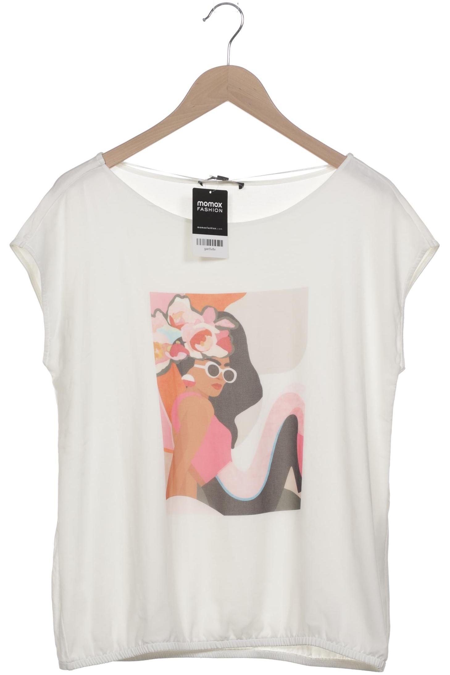 

Comma Damen T-Shirt, weiß, Gr. 40