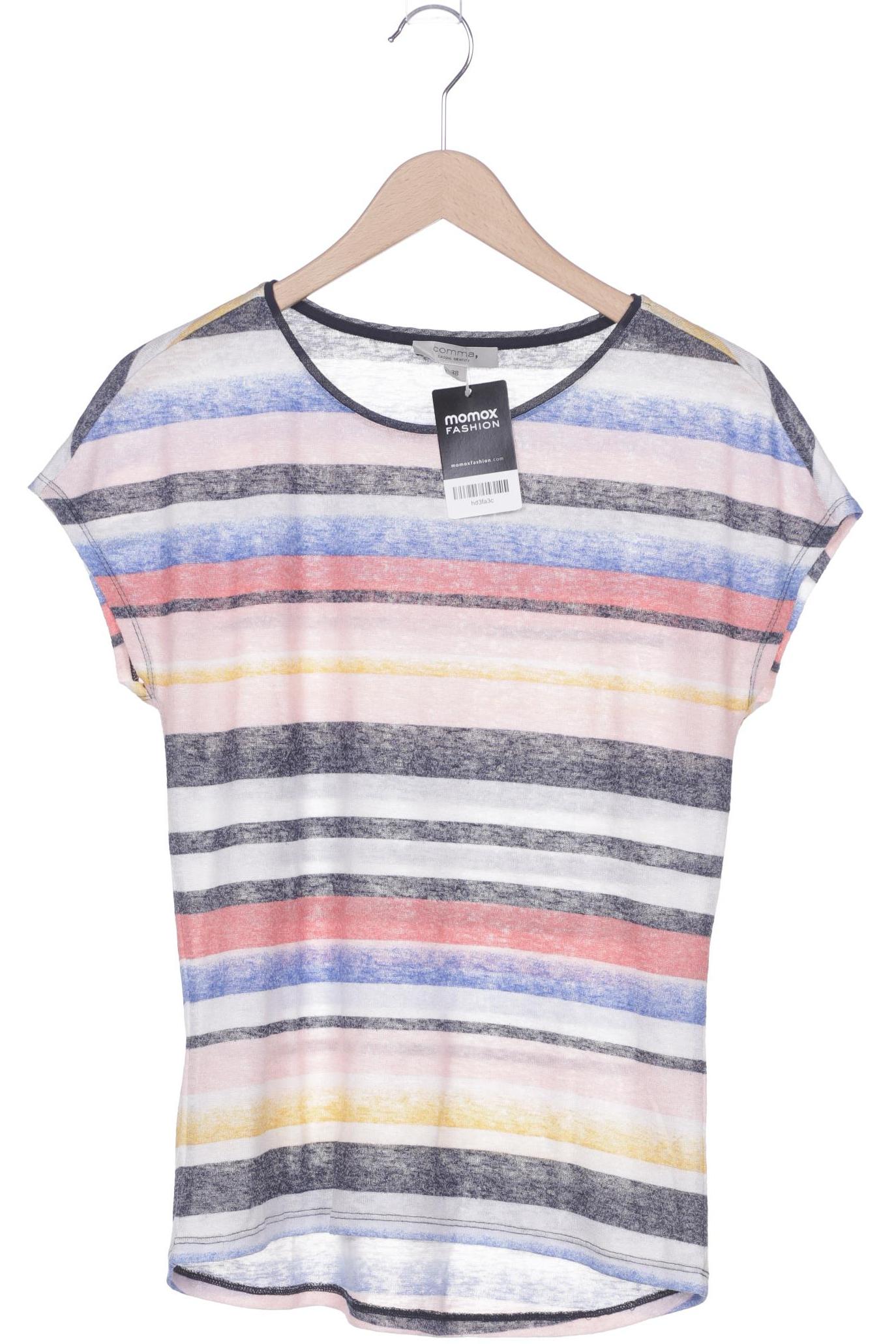 

Comma Damen T-Shirt, mehrfarbig, Gr. 38