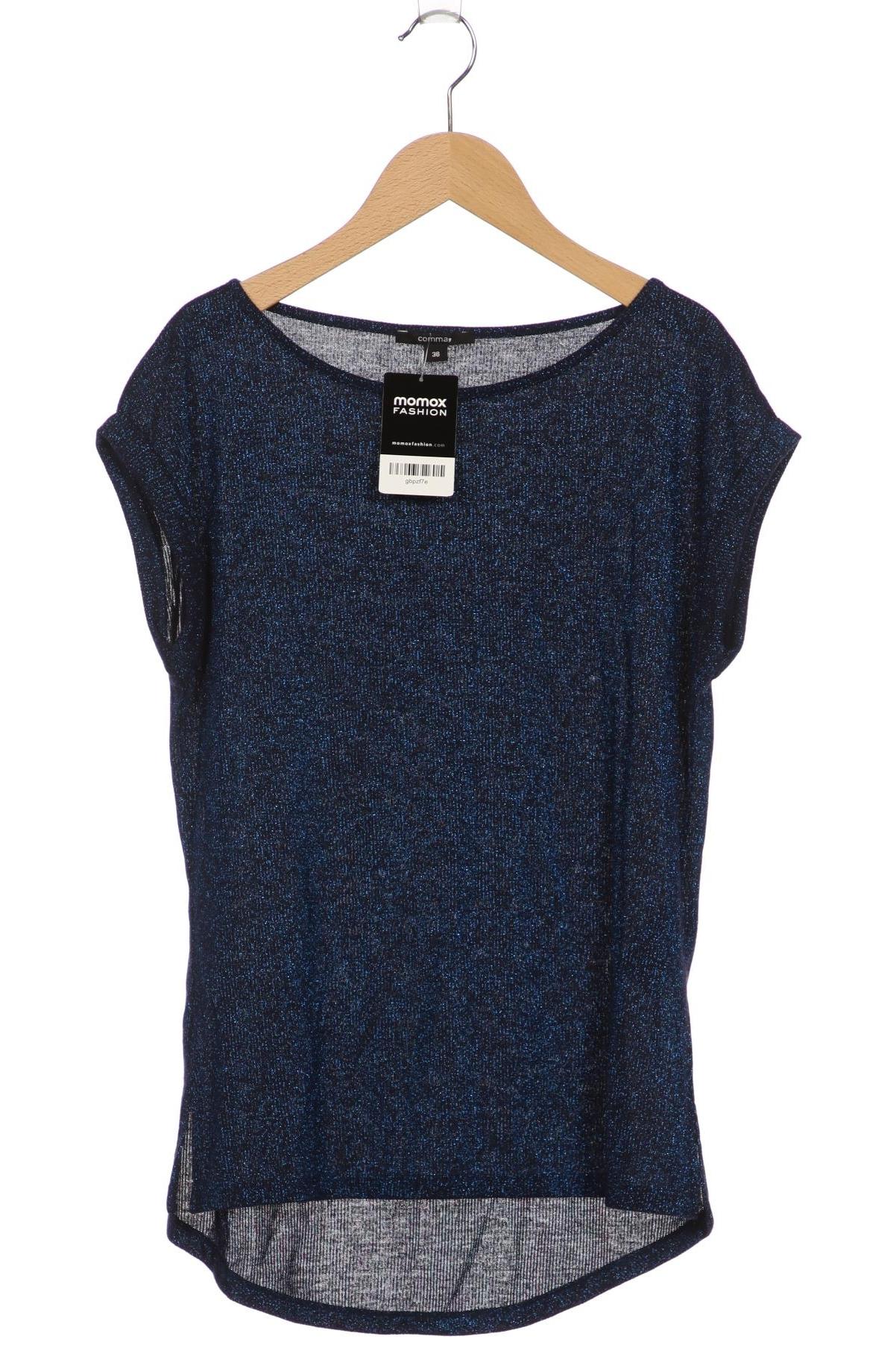 

Comma Damen T-Shirt, marineblau, Gr. 36