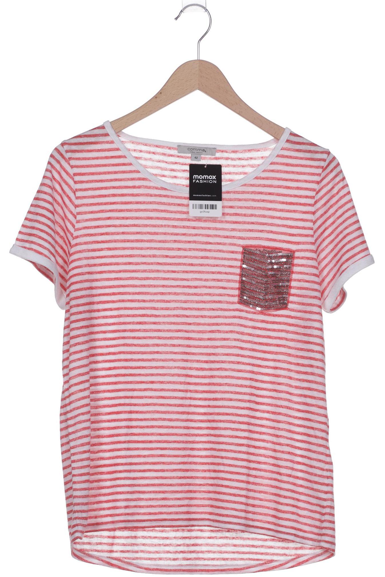 

Comma Damen T-Shirt, rot, Gr. 42