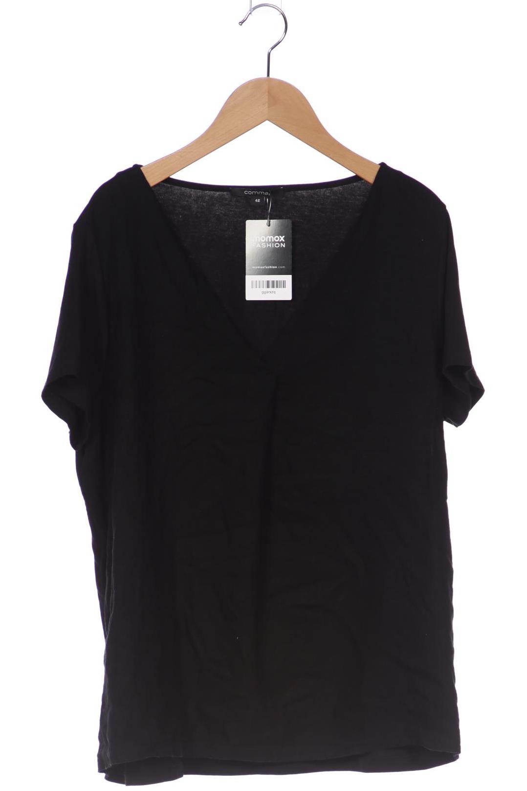 

Comma Damen T-Shirt, schwarz