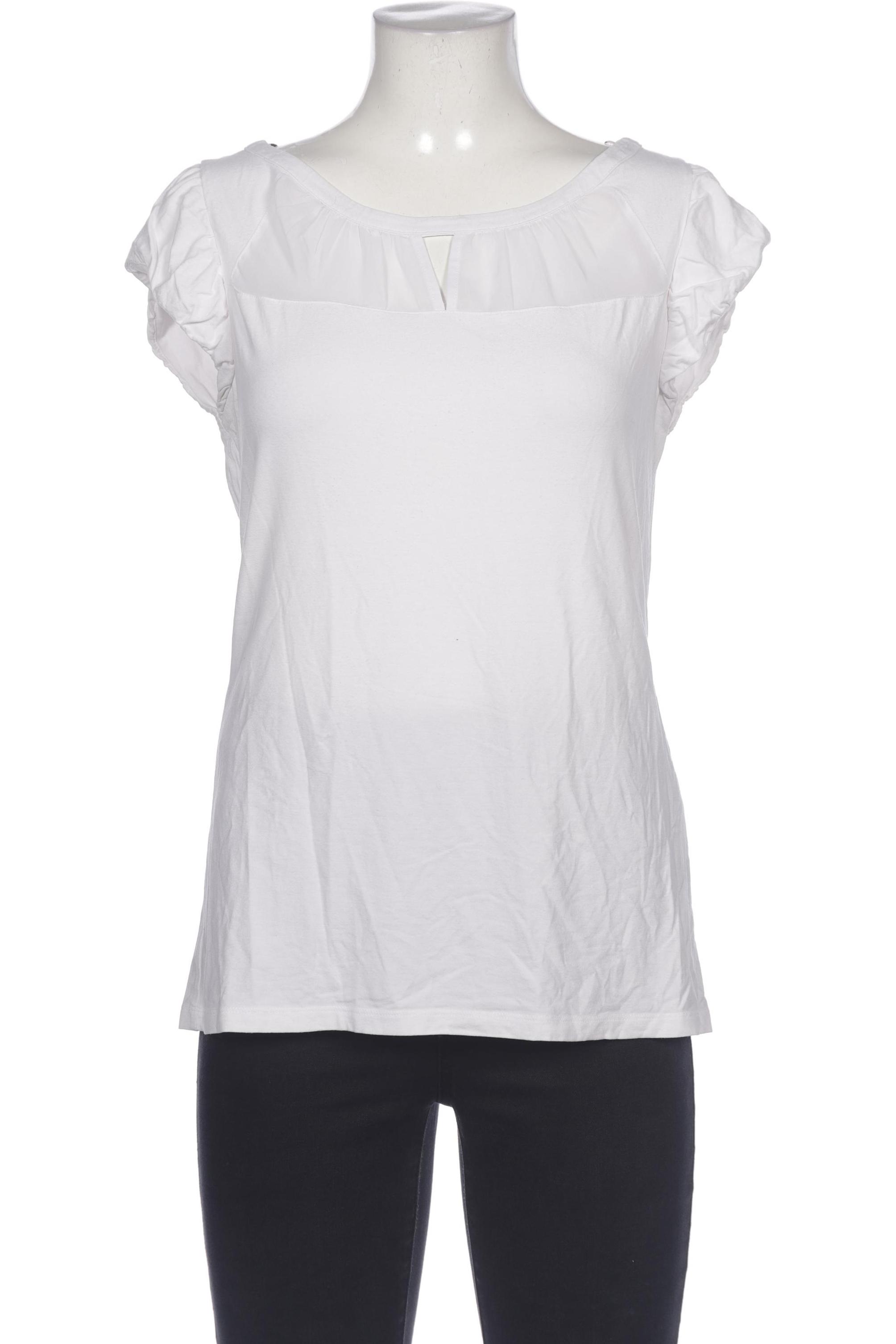 

Comma Damen T-Shirt, weiß, Gr. 42