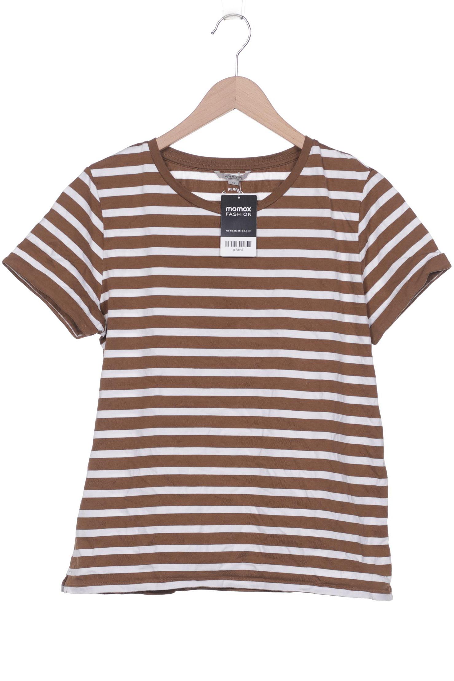 

Comma Damen T-Shirt, braun