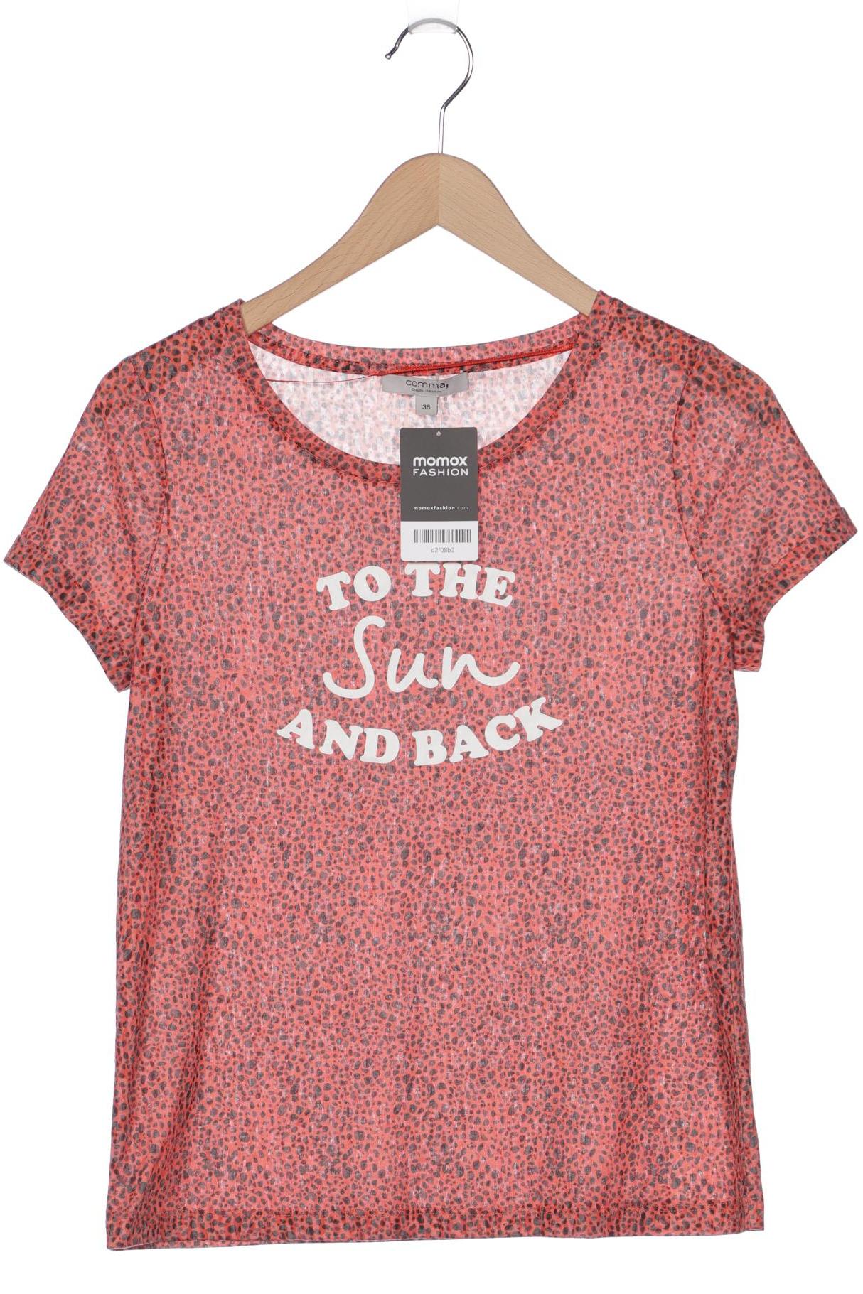 

Comma Damen T-Shirt, orange, Gr. 36