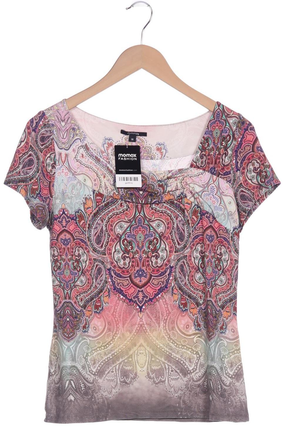 

Comma Damen T-Shirt, mehrfarbig, Gr. 38