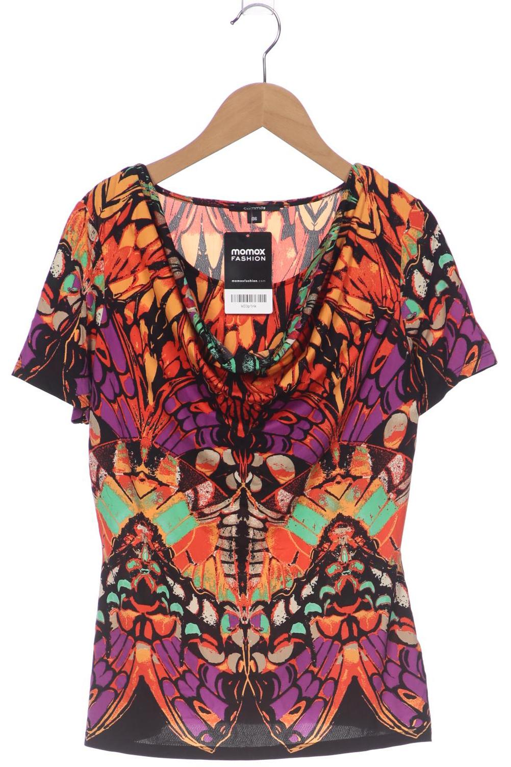 

Comma Damen T-Shirt, mehrfarbig, Gr. 36