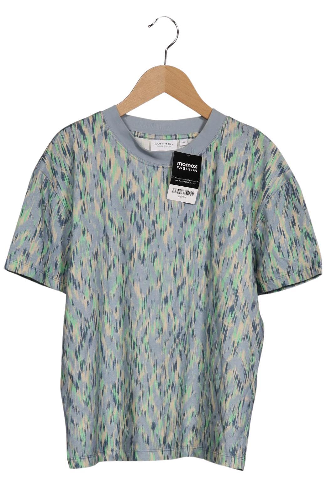 

Comma Damen T-Shirt, hellblau, Gr. 38