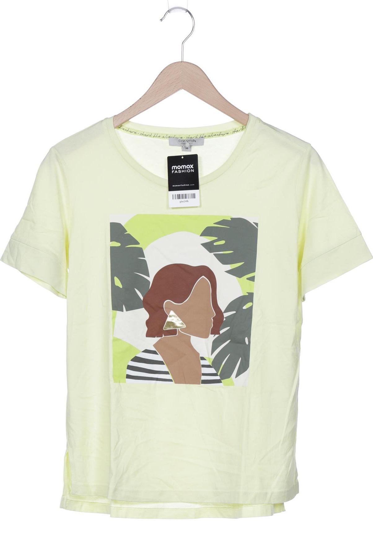 

Comma Damen T-Shirt, gelb, Gr. 38