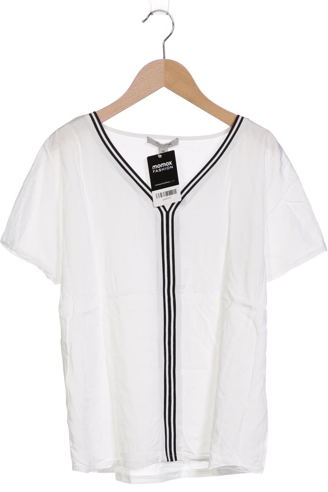 

Comma Damen T-Shirt, weiß, Gr. 38