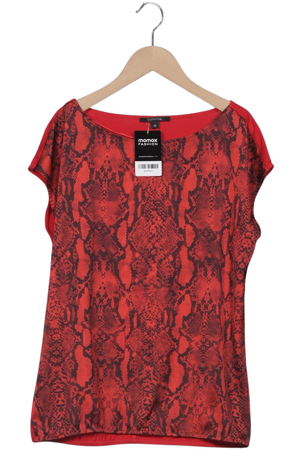 

Comma Damen T-Shirt, rot, Gr. 38