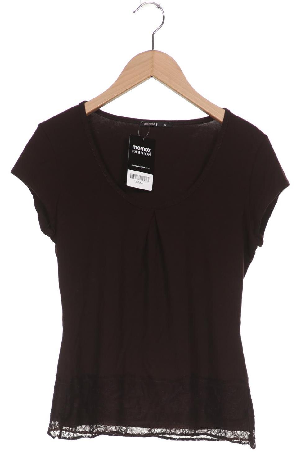 

Comma Damen T-Shirt, braun, Gr. 38