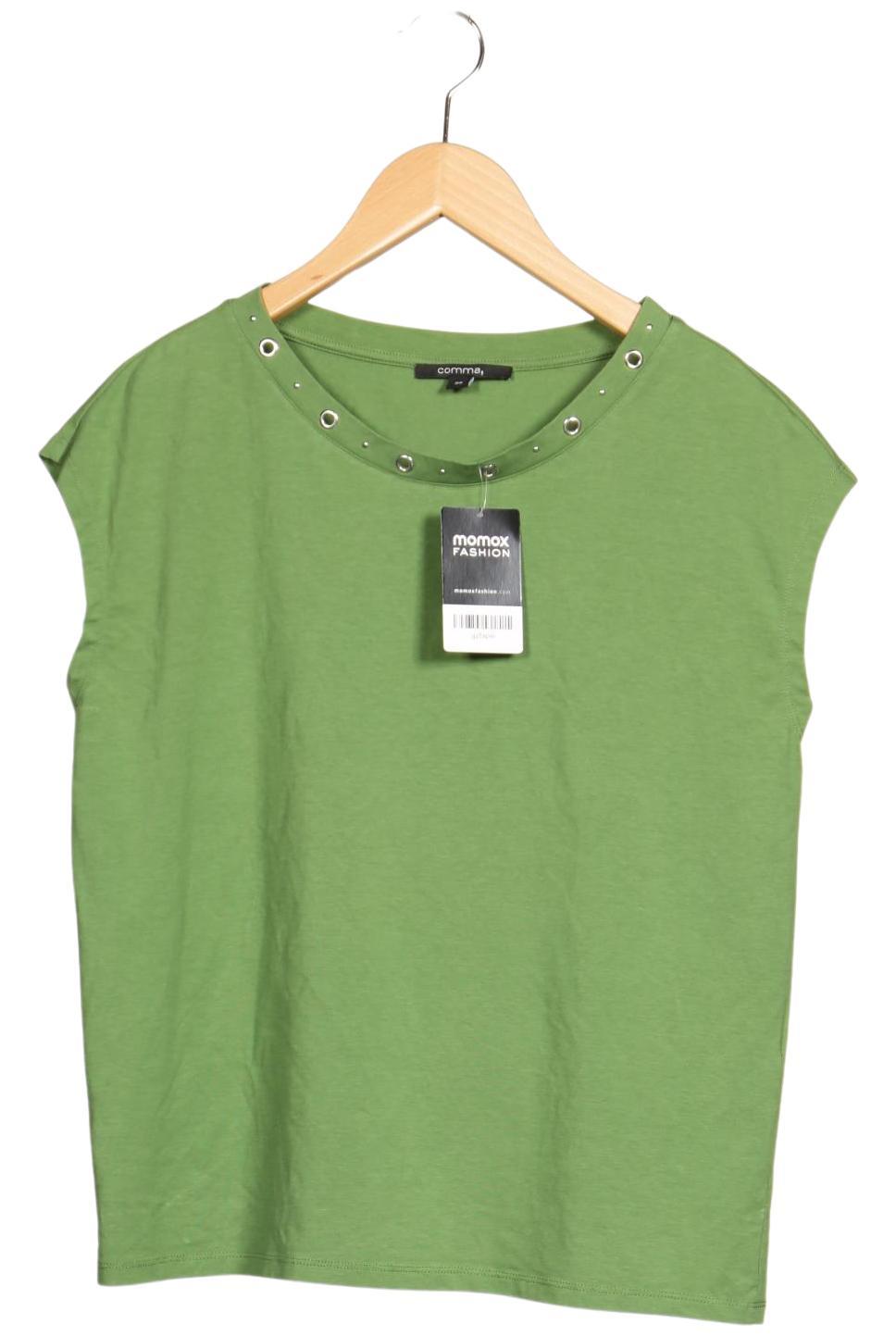 

Comma Damen T-Shirt, grün, Gr. 36