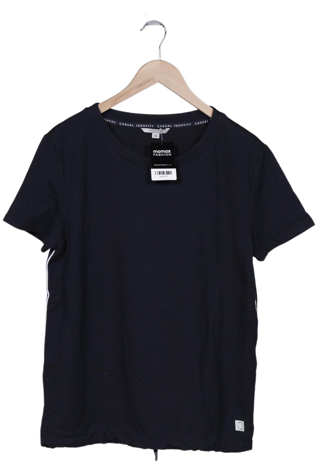 

Comma Damen T-Shirt, schwarz, Gr. 42