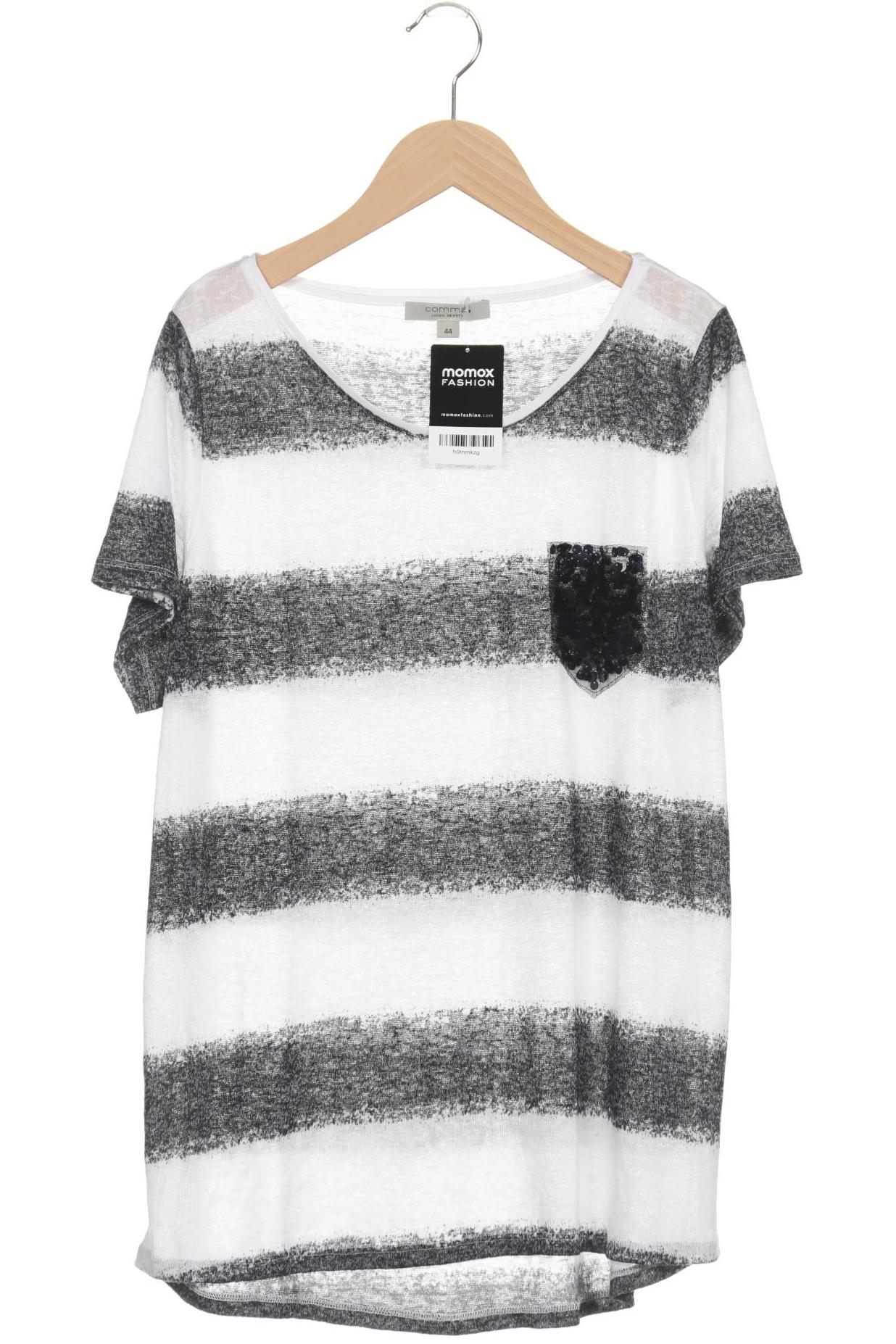 

Comma Damen T-Shirt, schwarz, Gr. 44