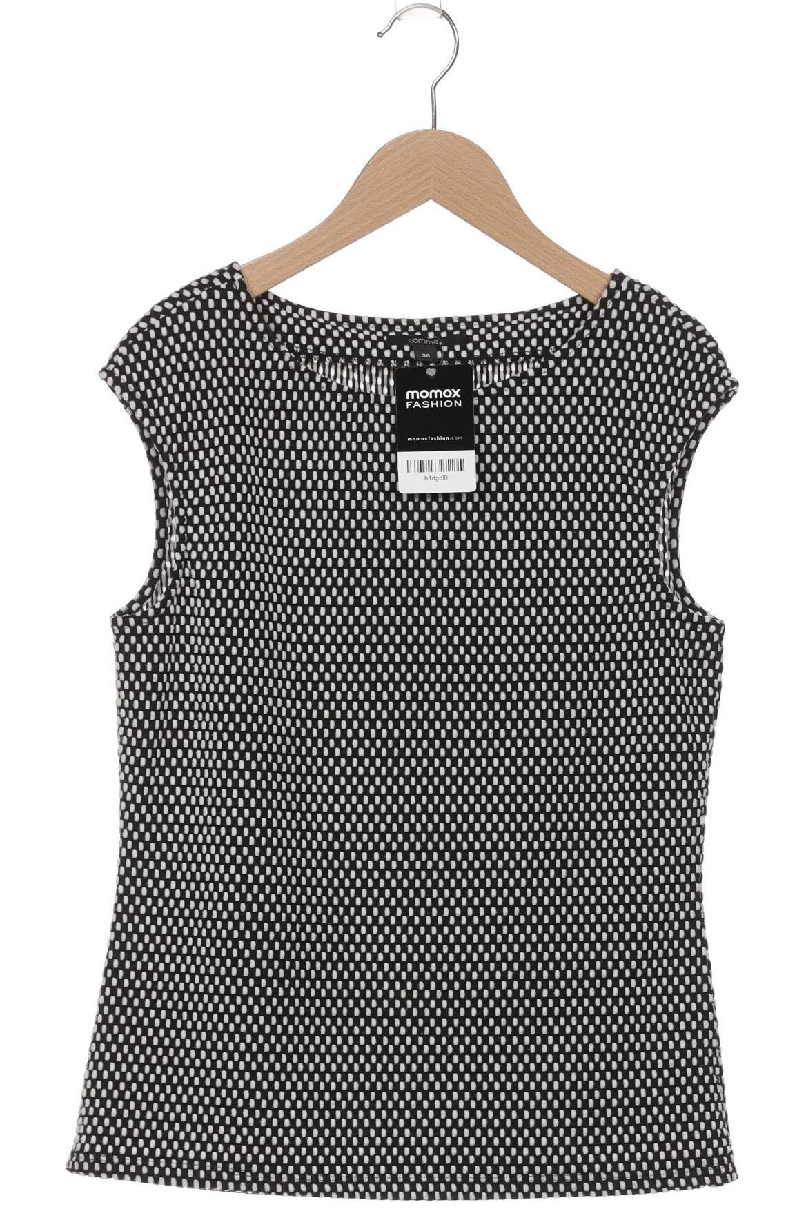 

Comma Damen T-Shirt, schwarz, Gr. 36