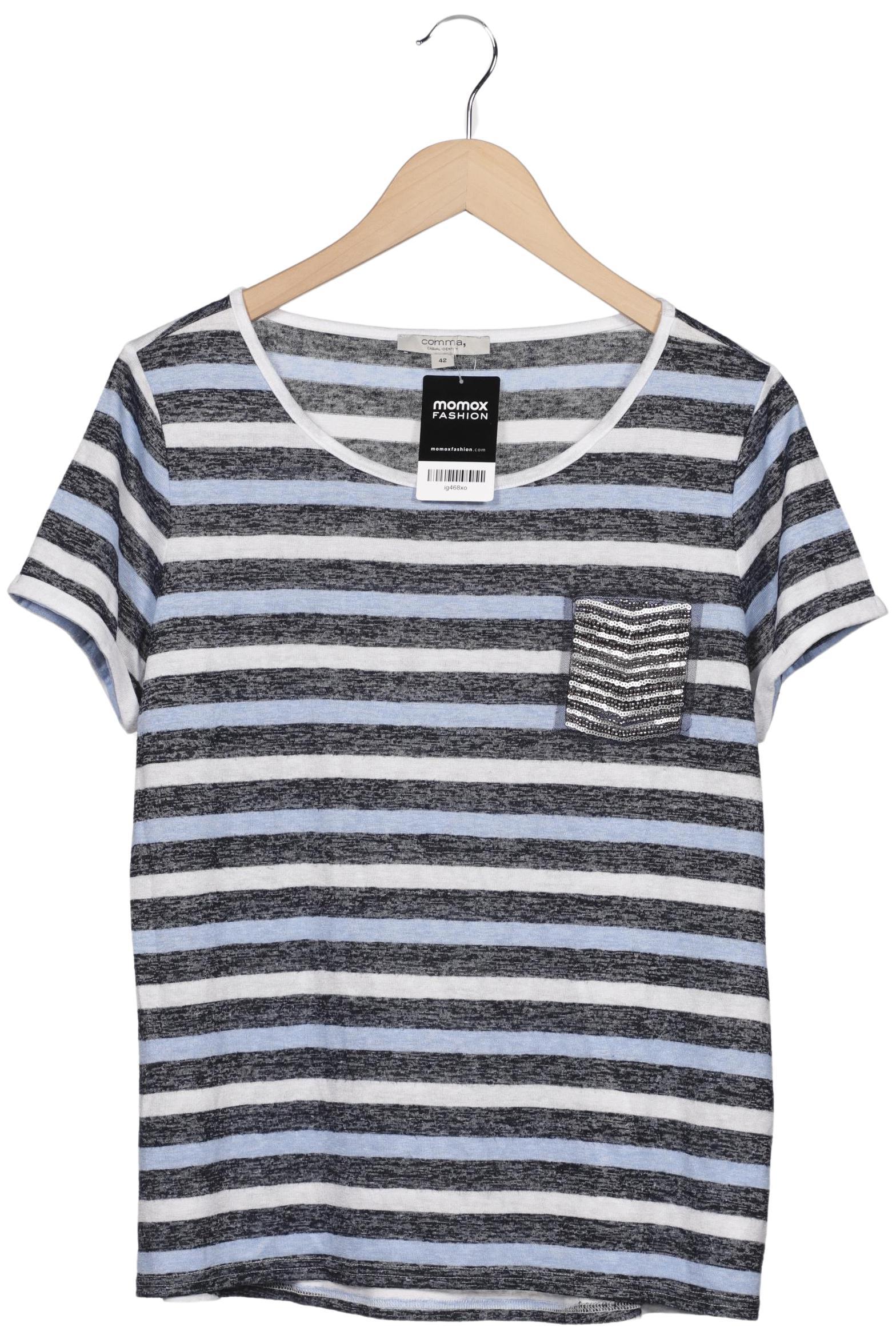 

Comma Damen T-Shirt, mehrfarbig, Gr. 42