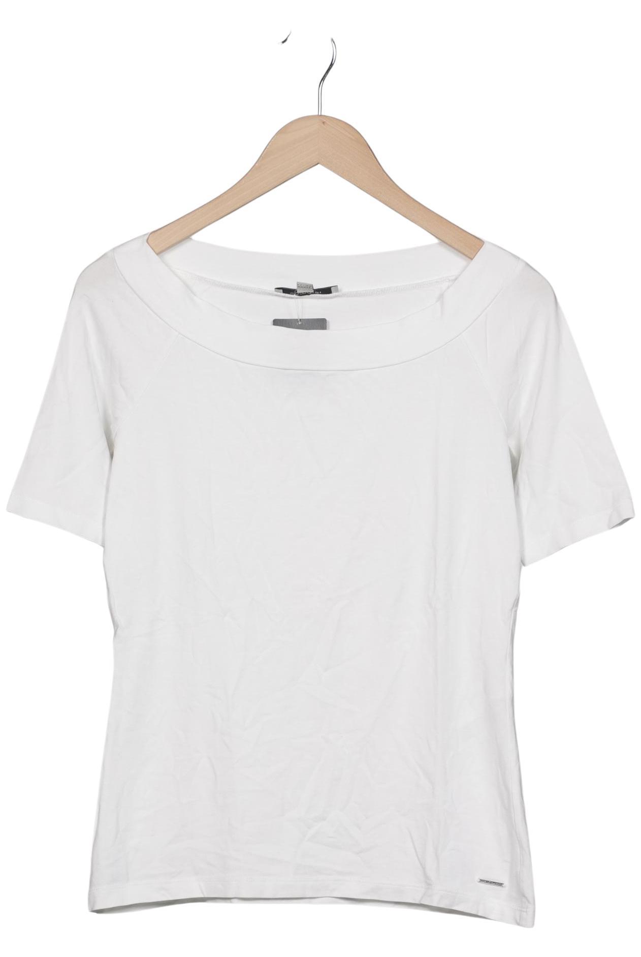 

Comma Damen T-Shirt, weiß, Gr. 36
