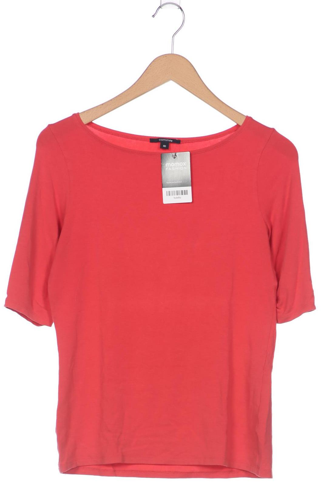 

Comma Damen T-Shirt, rot, Gr. 40