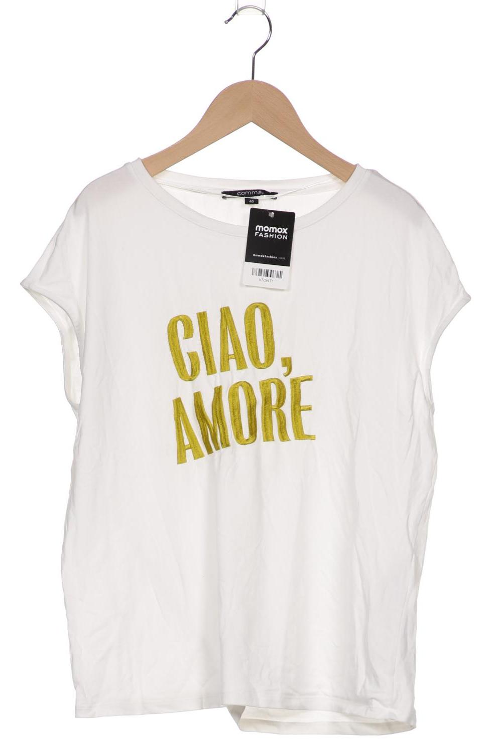 

Comma Damen T-Shirt, weiß