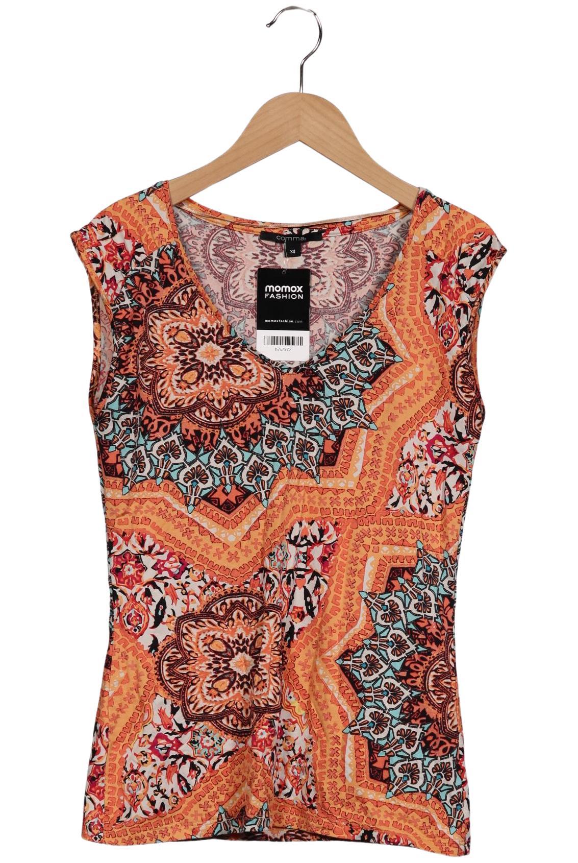 

Comma Damen T-Shirt, orange, Gr. 34
